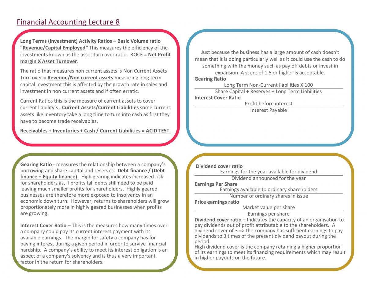 financial accounting notes 1 3