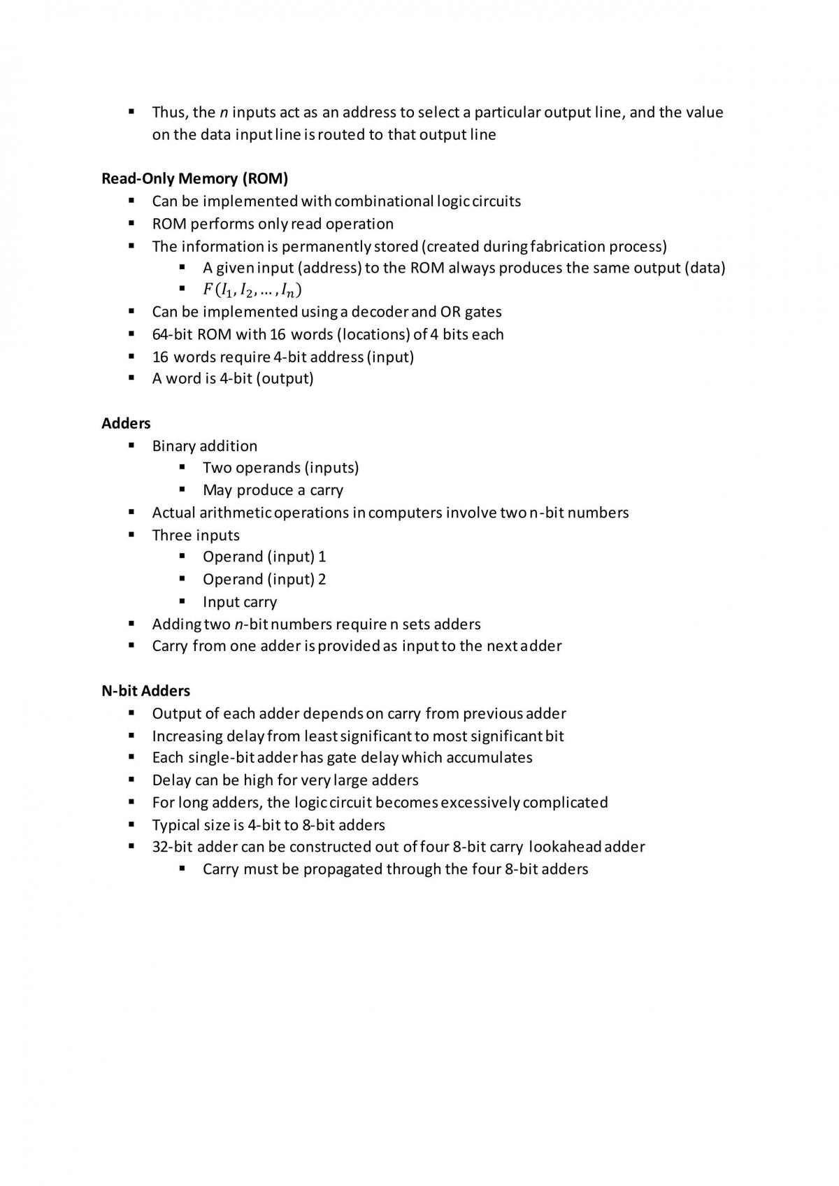 CST131 Complete Study Notes | CST131 - Computer Organisation - USM ...