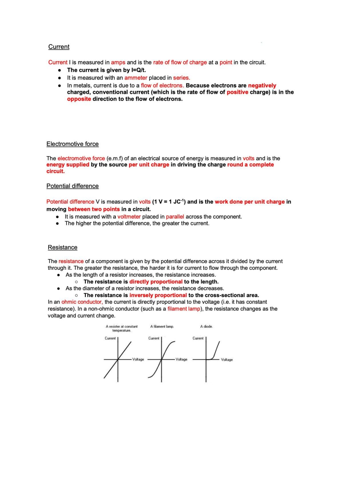 Physics notes | Physics - Level 1 NCEA | Thinkswap