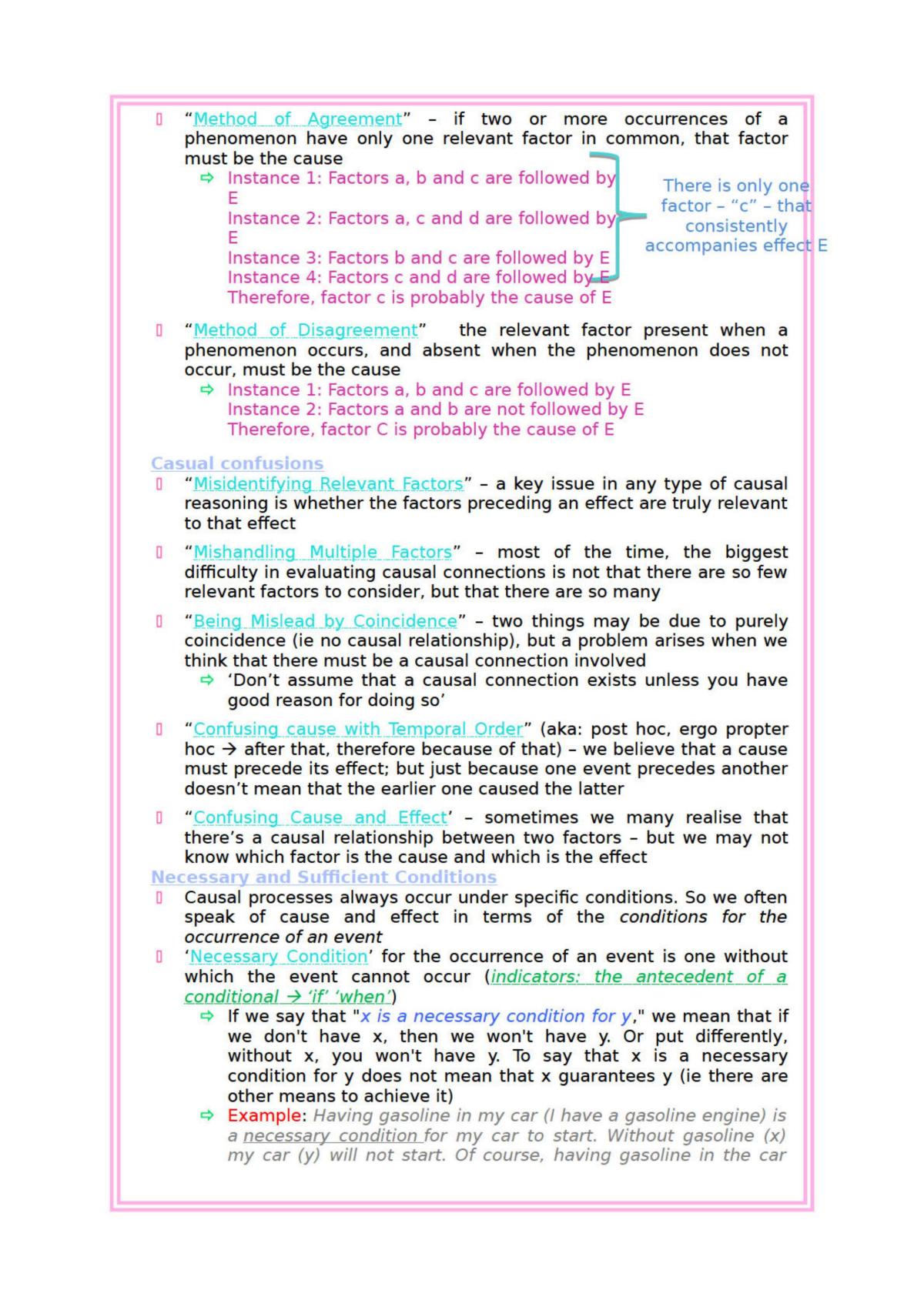 critical thinking final assessment answers