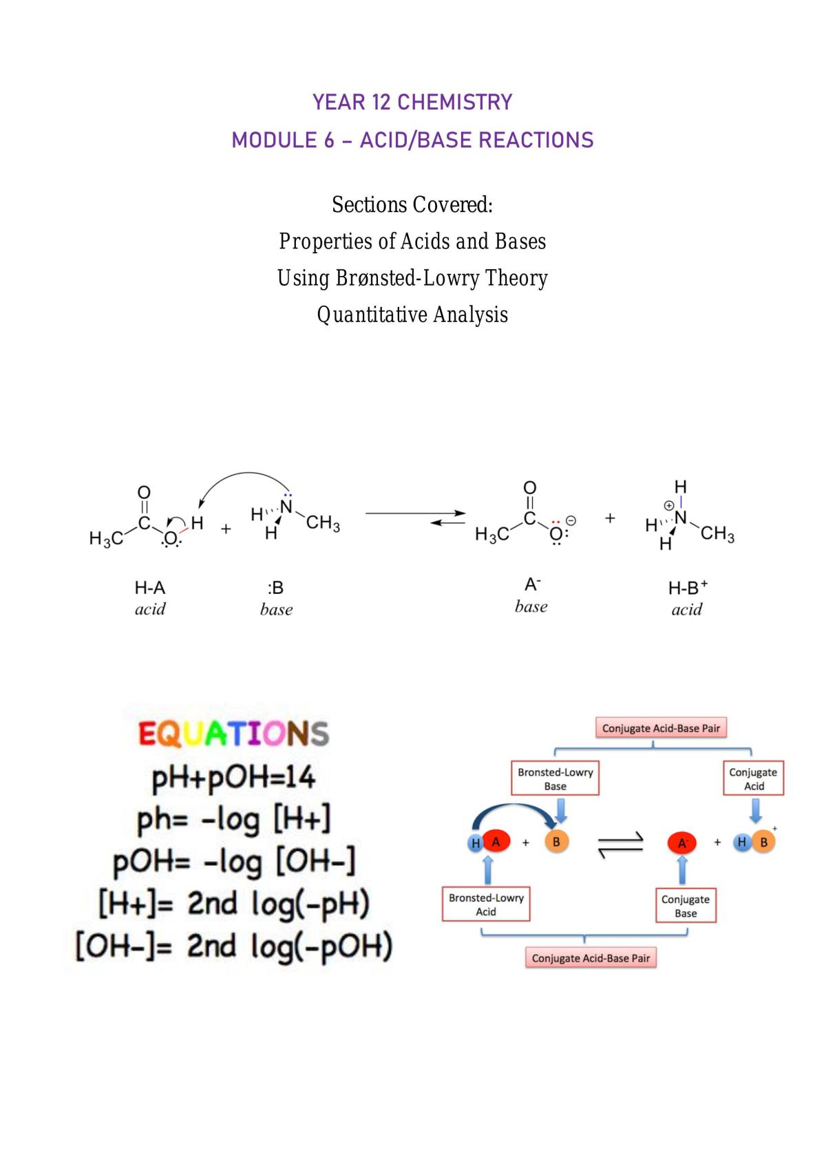 Chemistry Module 5 Notes Chemistry Year 12 Hsc Thinkswap 8875